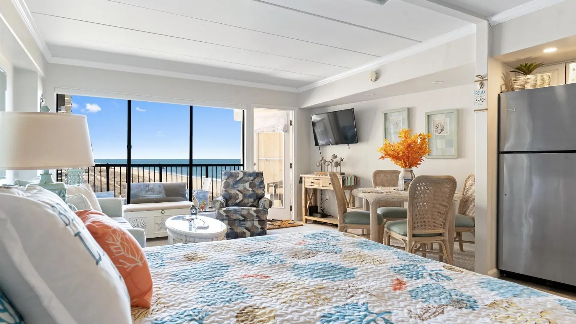 Oceanfront Studio At High Point South Stunning Views & Steps To The Beach Ocean City 0*,